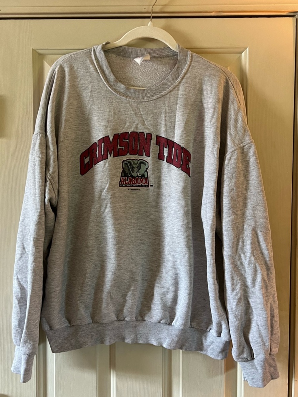 University Crimson Tide Gray Crewneck Sweatshirt